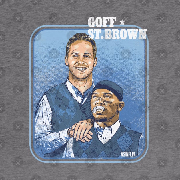 Jared Goff & Amon-Ra St. Brown Detroit Step Brothers by ClarityMacaws